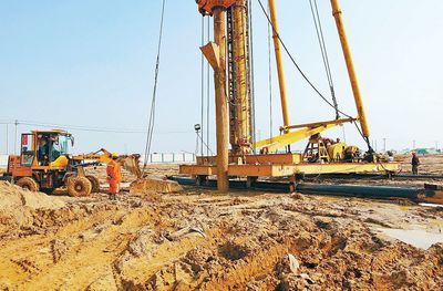 九溪大桥打下第一根桩！滨海东大道预计2021年底竣工通车